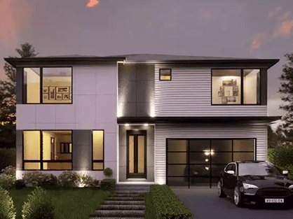 Modern Townhome with 2-Car Garage